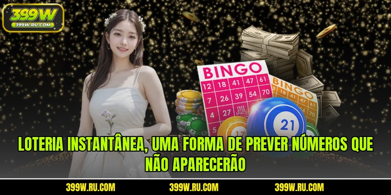 Loteria Instantânea, uma forma de prever números que não aparecerão