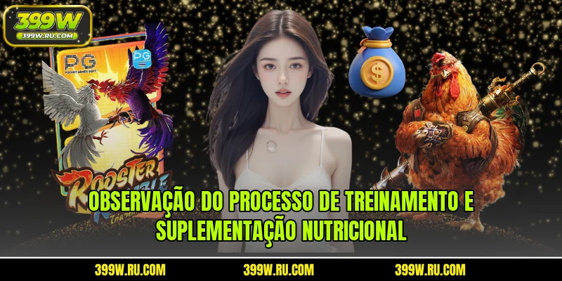 Observação do processo de treinamento e suplementação nutricional