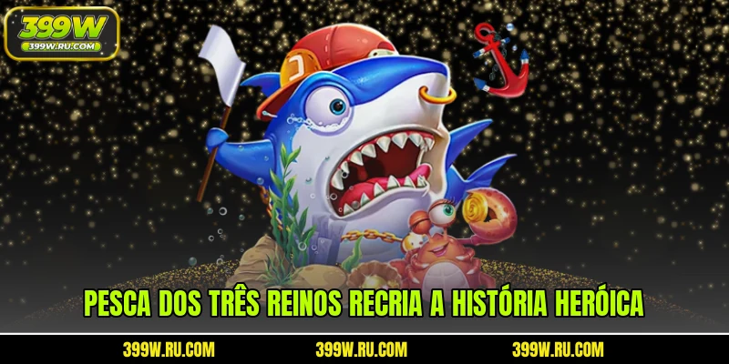 Pesca dos três reinos recria a história heróica