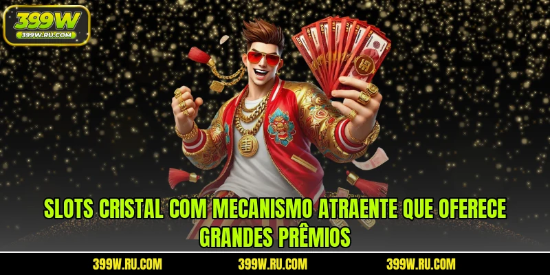 Slots cristal com mecanismo atraente que oferece grandes prêmios
